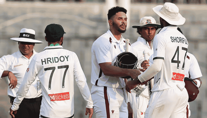 মিরপুর টেস্ট; ৮ উইকেটে হার বাংলাদেশের