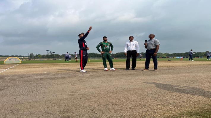 টি টোয়েন্টি প্রস্তুতি ম্যাচ: টস জিতে বোলিংয়ে বাংলাদেশ 