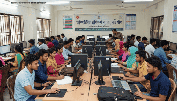 বরিশাল বিভাগের যুবদের জন্য বিনামূল্যে ভাতাসহ এআই প্রশিক্ষণ 