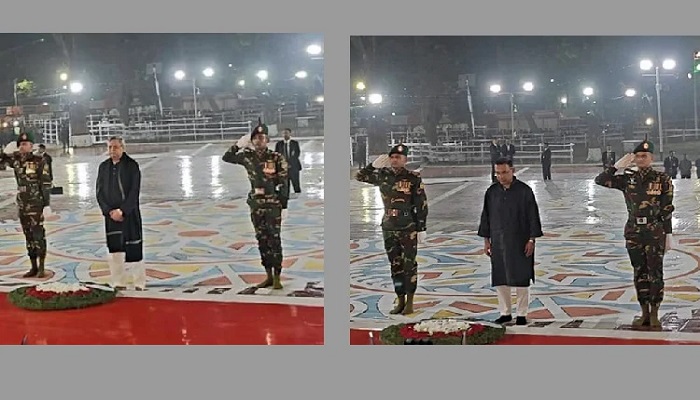 ভাষা শহিদদের প্রতি রাষ্ট্রপতি ও প্রধানমন্ত্রীর শ্রদ্ধা নিবেদন