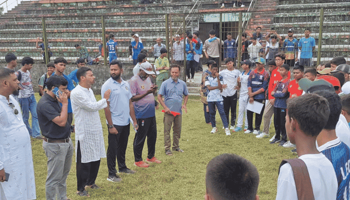 বরগুনায় বয়সভিত্তিক ক্রিকেটার বাছাই অনুষ্ঠিত