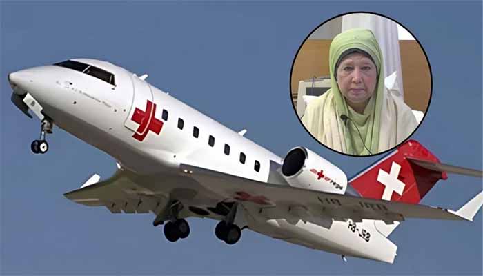 খালেদা জিয়া: এয়ার অ্যাম্বুলেন্স আসছে না মঙ্গলবারও