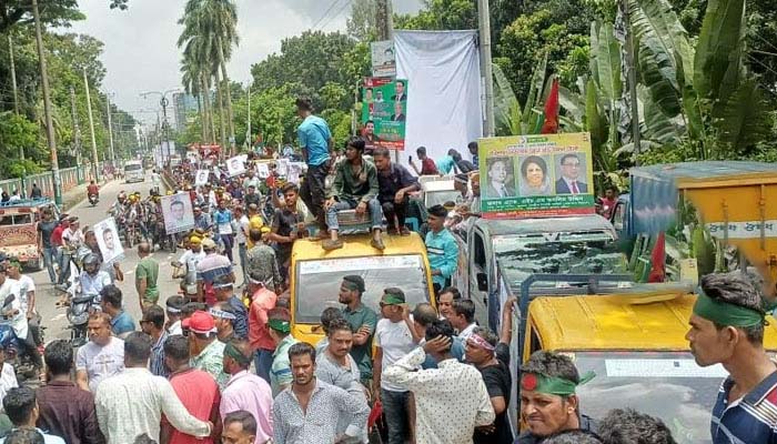 বরিশাল- ঝালকাঠি-পটুয়াখালী-পিরোজপুরে শেষ হল বিএনপির রোডমার্চ